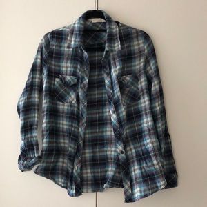 Plaid Lovestitch long sleeved shirt